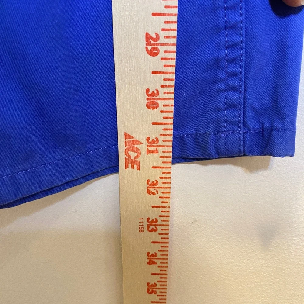 Bonobos Washed Chinos Mens 32x32 Blue Excellent Straight Fit Cotton Pants